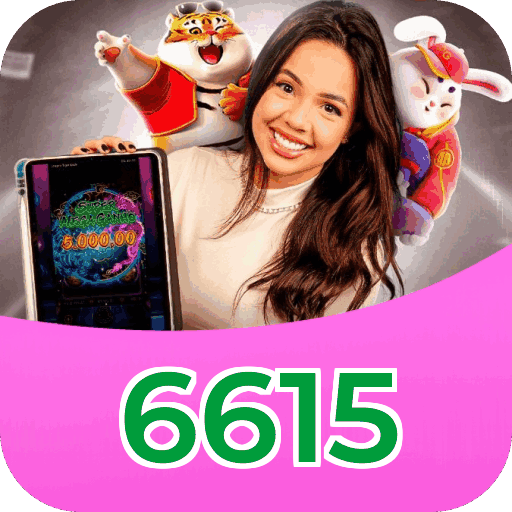 Plataforma 6615 mostrando interface moderna, jogos certificados e recursos de segurança licenciados